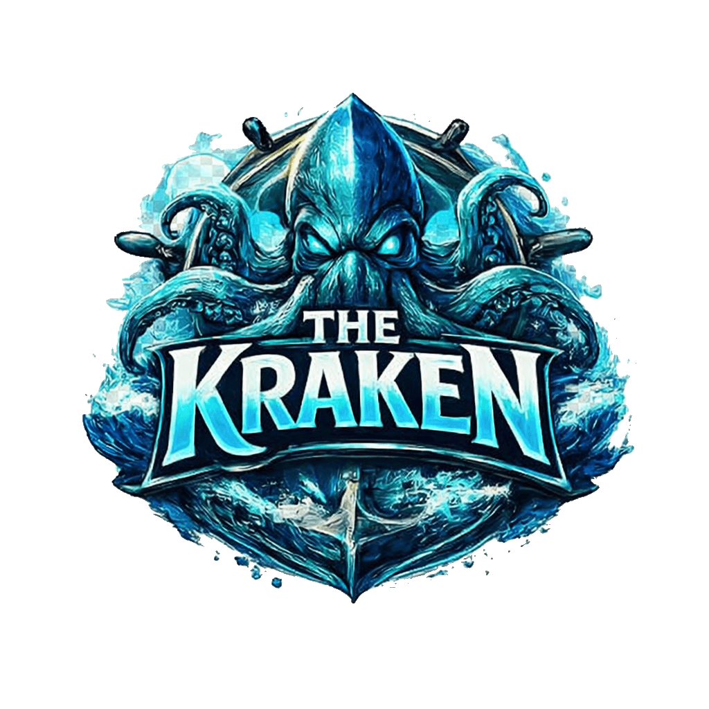 The Kraken hero logo